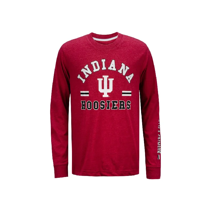 Noble And Elegant Youth Indiana Hoosiers Roof Tops Long Sleeve Shirt