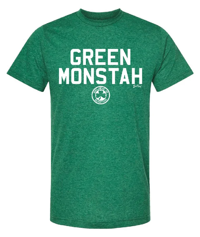 Casual Wear Green Monstah T-Shirt