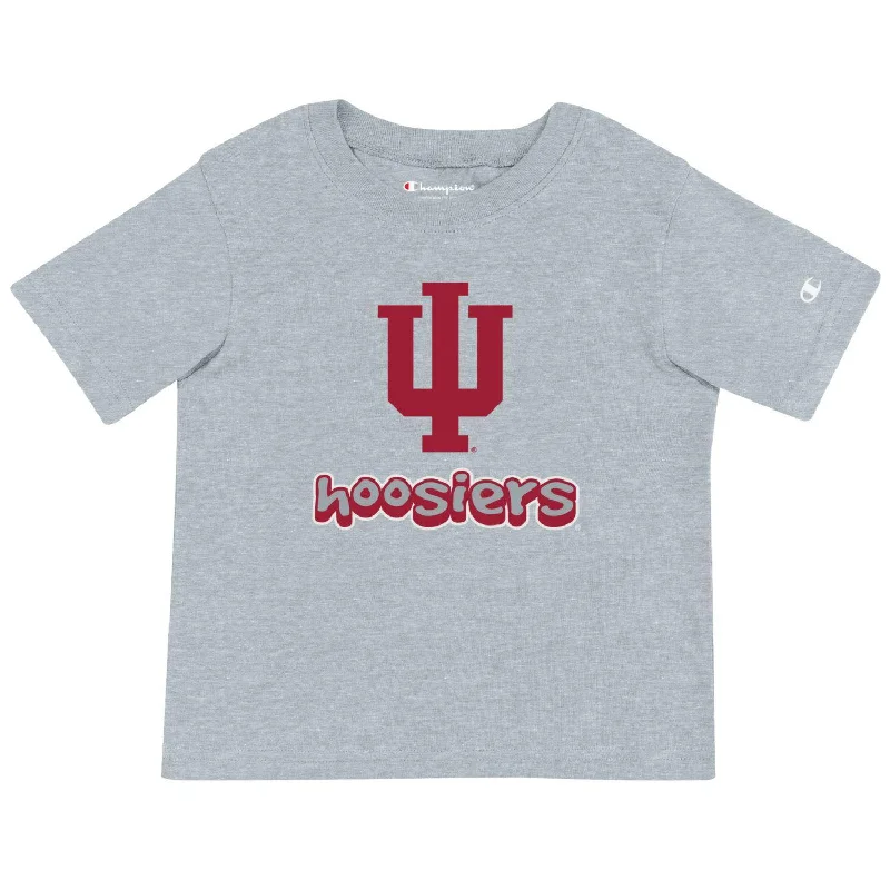 Luxury And Elegant Toddler Indiana Hoosiers Primary Grey T-Shirt