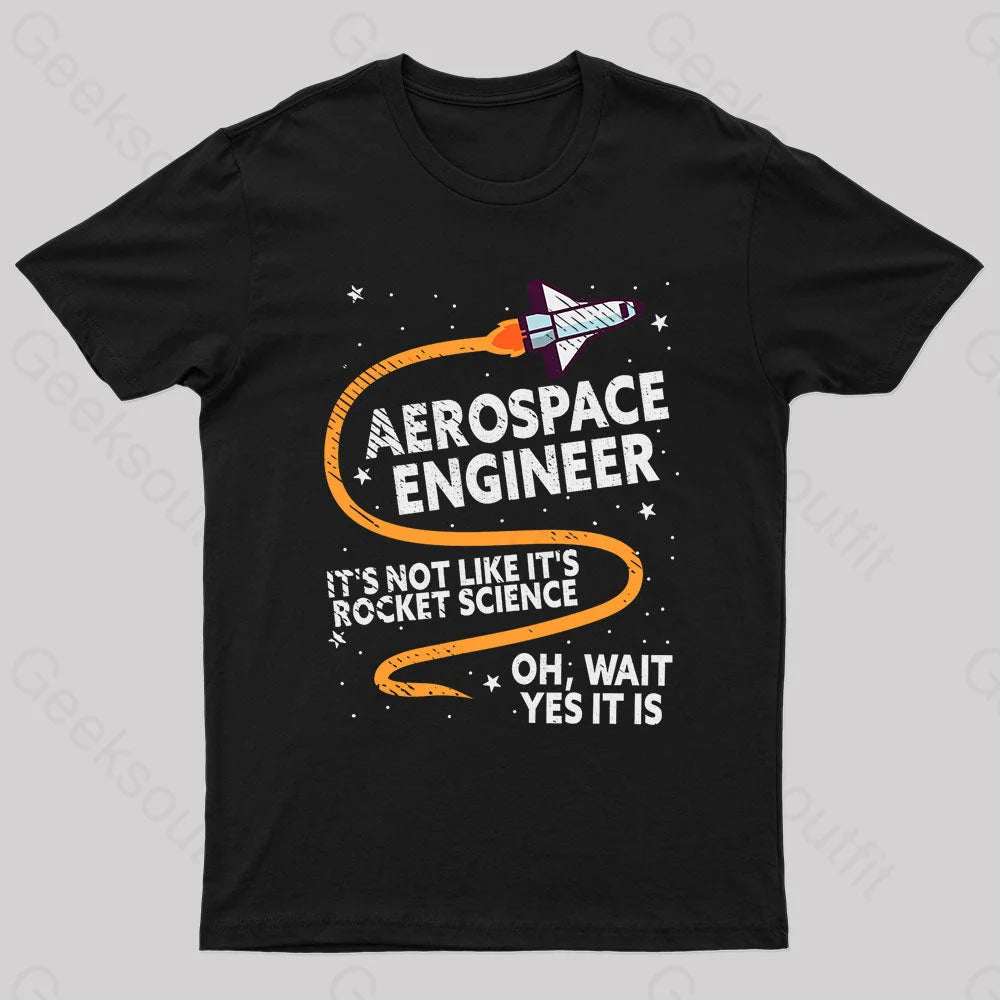 Comfortable Dresses Aerospace Engineer Rocket Geek T-Shirt