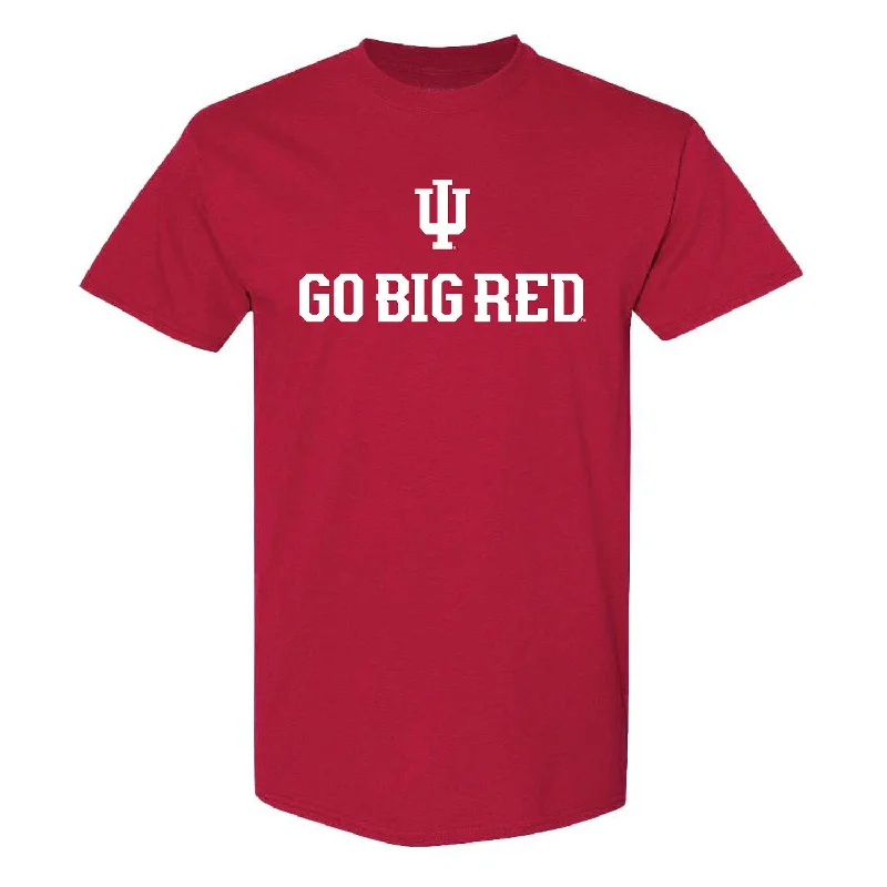 Simple And Comfortable Indiana Hoosiers Go Big Red Crimson T-Shirt