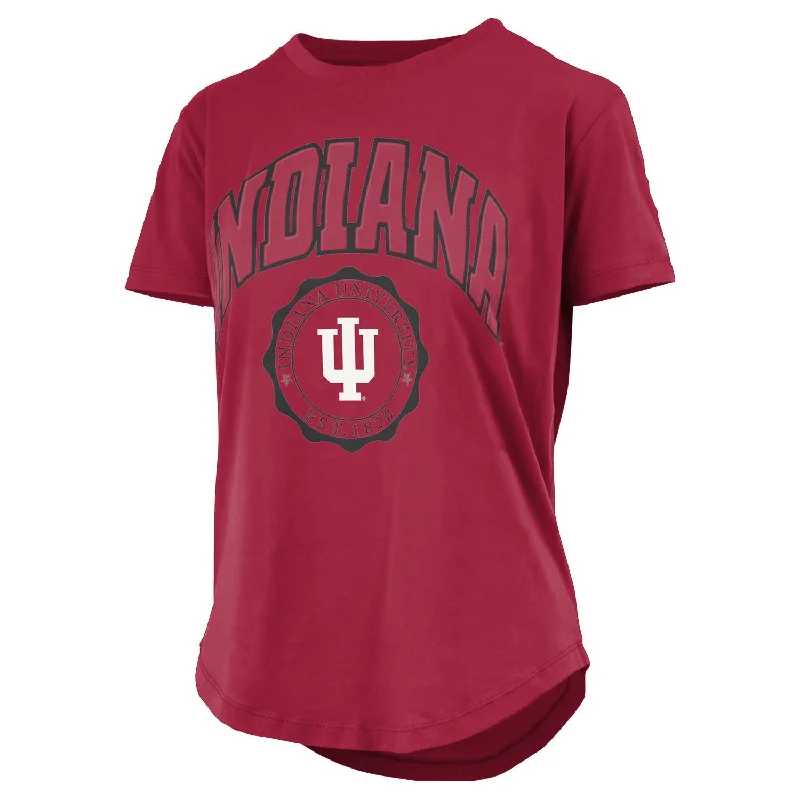 Fashion Design Ladies Indiana Hoosiers Irvine Edith Puff T-Shirt