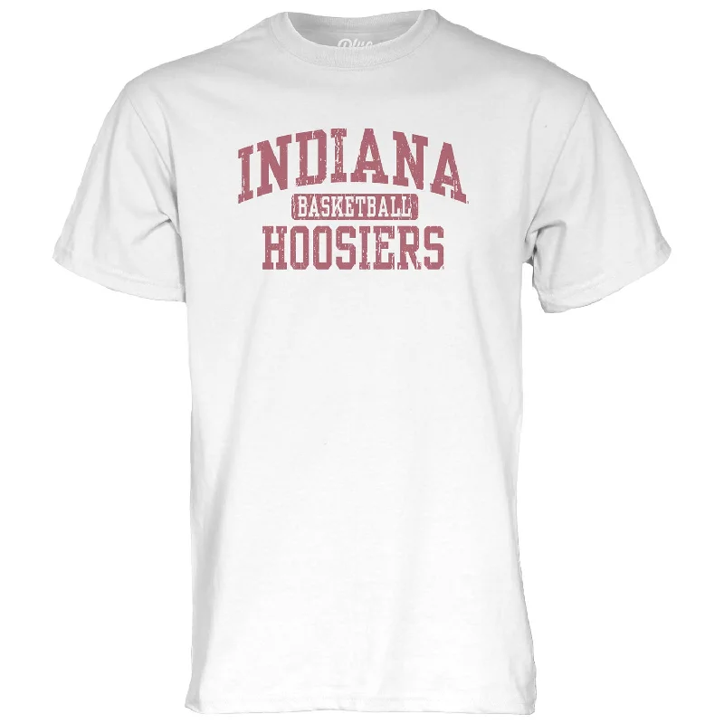 Goddess Style Indiana Hoosiers Memoir Basketball White T-Shirt