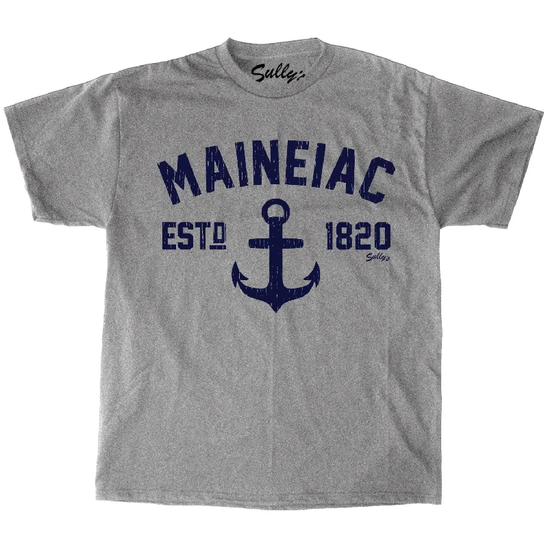 Comfortable Tops Maineiac - Anchor - T-Shirt