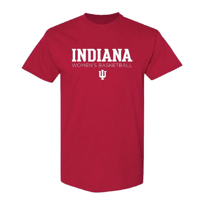Street Cool Indiana Hoosiers Women's Basketball Crimson T-Shirt