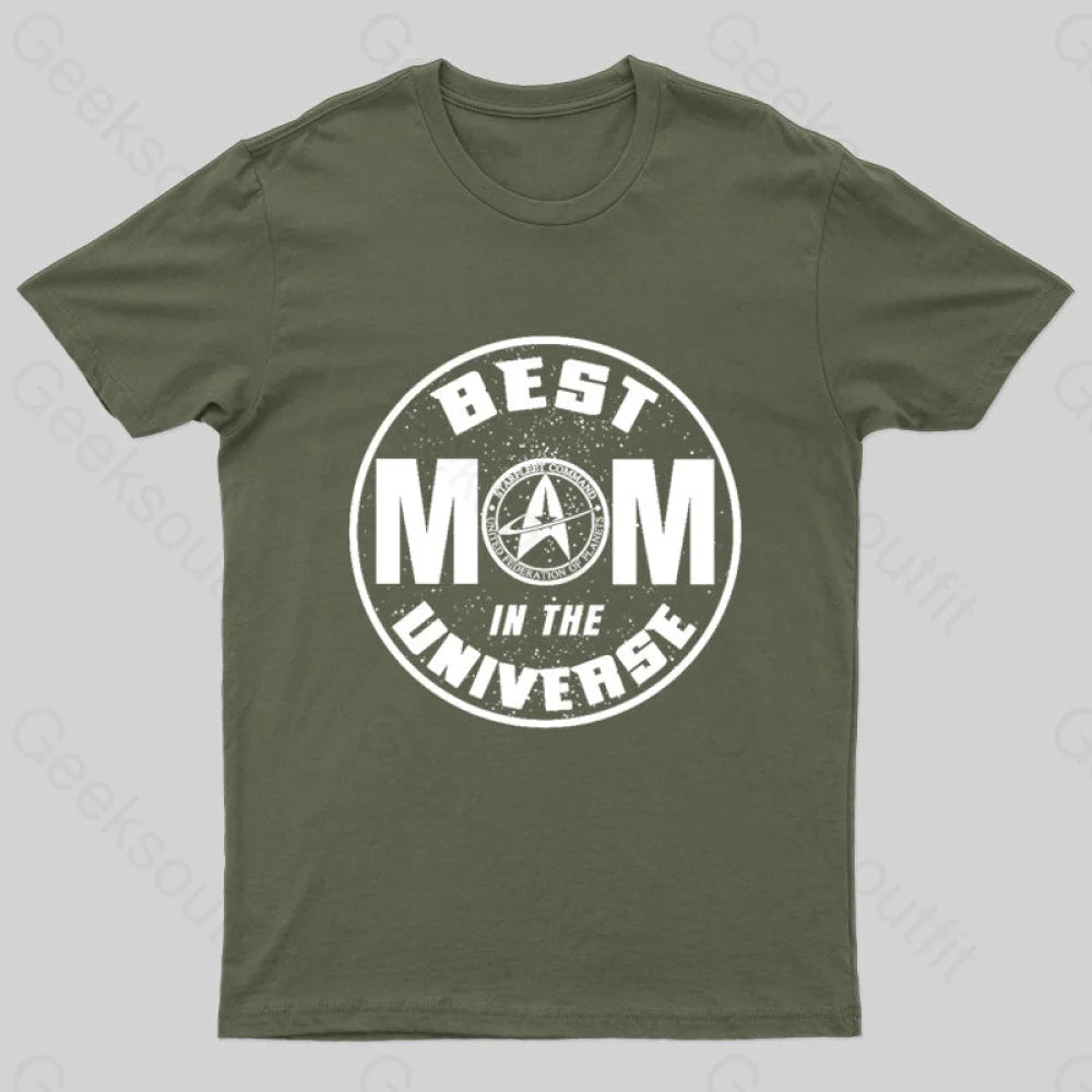 Timeless Comfort Cosmic Voyage  Best Mom In The Universe Geek T-Shirt