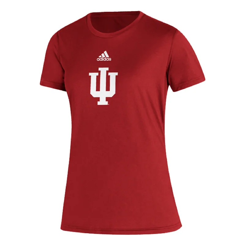 Floral Prints Ladies Indiana Hoosiers Adidas Creator Victory T-Shirt