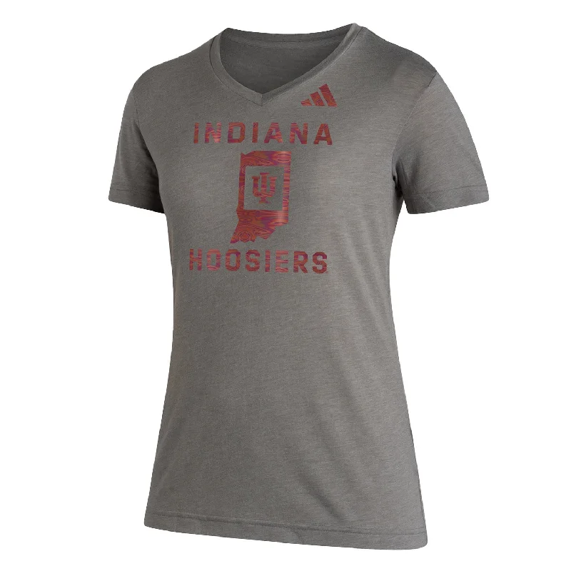 Personalized Design Ladies Indiana Hoosiers Adidas Vault State Hoosiers T-Shirt