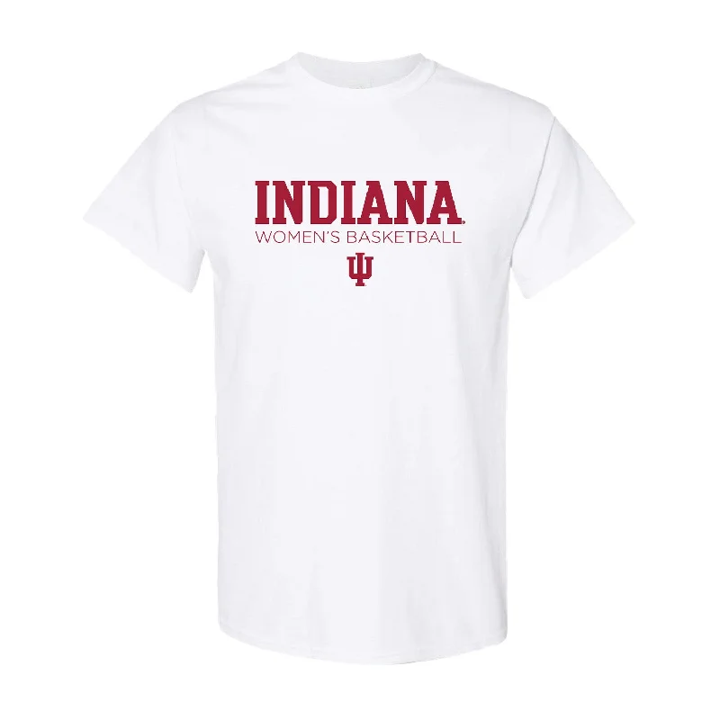 Comfortable And Cold-proof Indiana Hoosiers Women's Basketball White T-Shirt