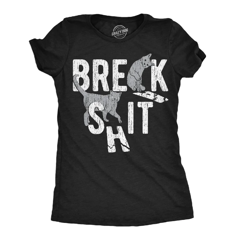 Stylish Ease Break Shit Women's T Shirt