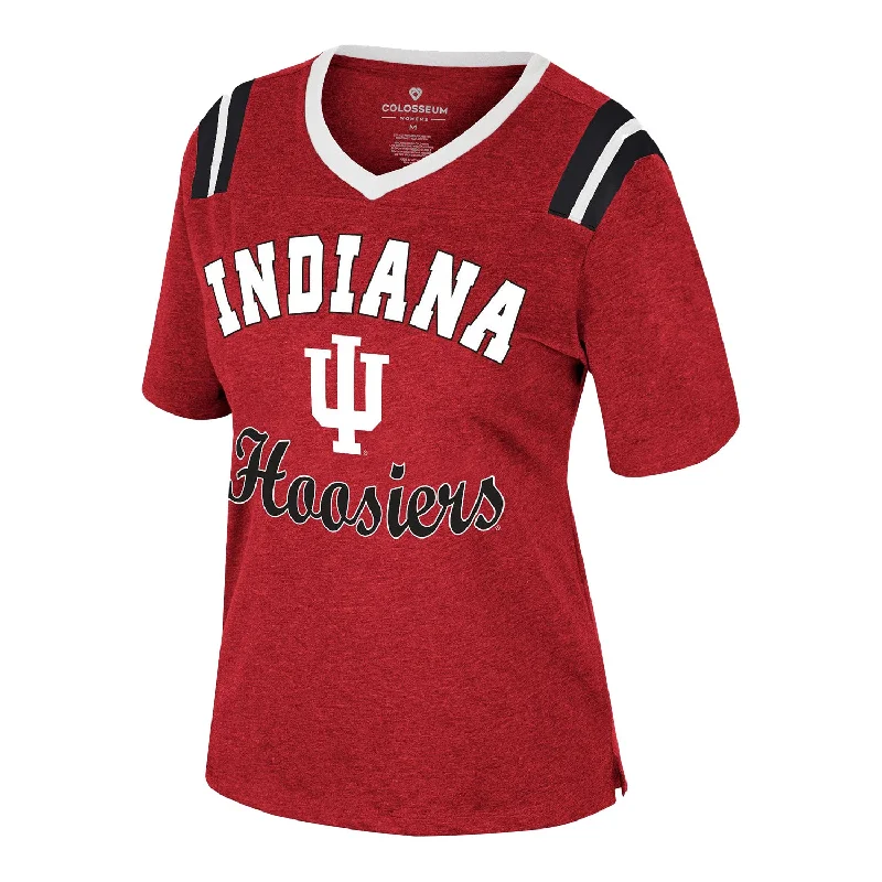 Celebrity Must-have Ladies Indiana Hoosiers Garden State Crimson T-Shirt
