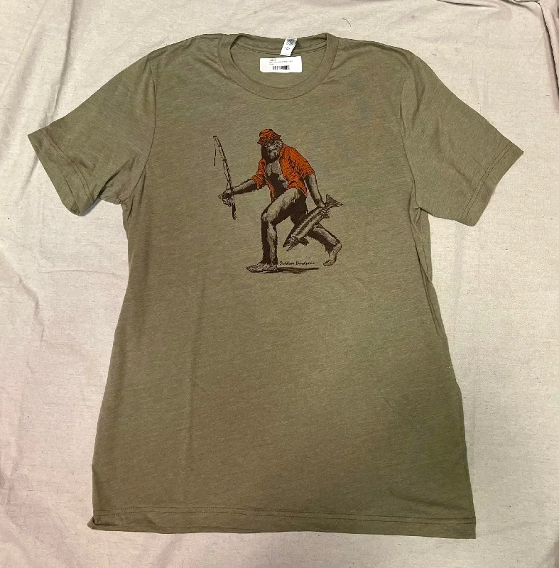 Outdoor Trend OB117 Sasquatch Fishing T-Shirt