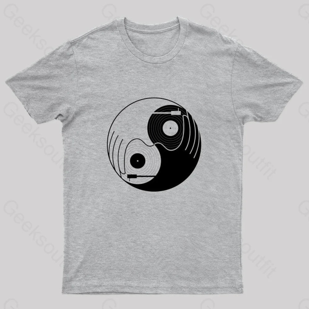 Design Perception Yin Yang DJ Nerd T-Shirt