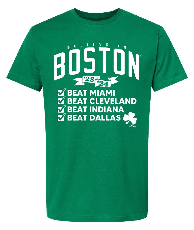 High-end Wear 2023-24 Boston Checklist T-Shirt