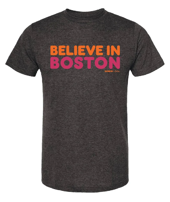 British Style Believe In Boston x Dunkin' Shirt - Gray
