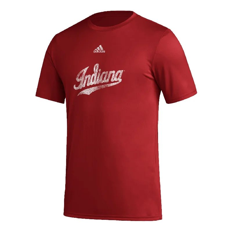 Celebrity Picks Indiana Hoosiers Adidas Vault Distressed Indiana T-Shirt