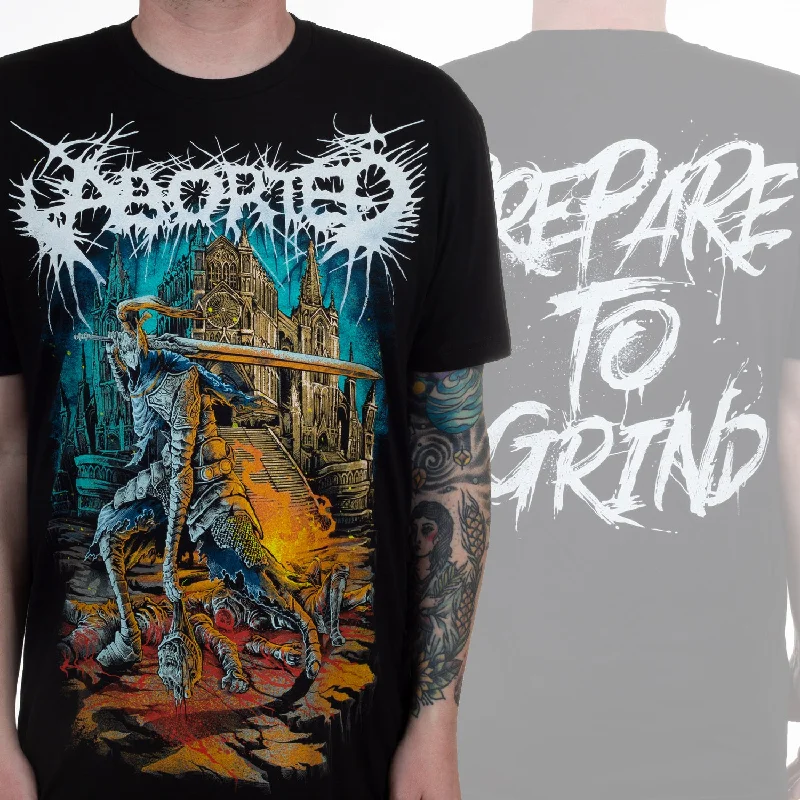 Renaissance Style Aborted "Prepare To Grind" T-Shirt