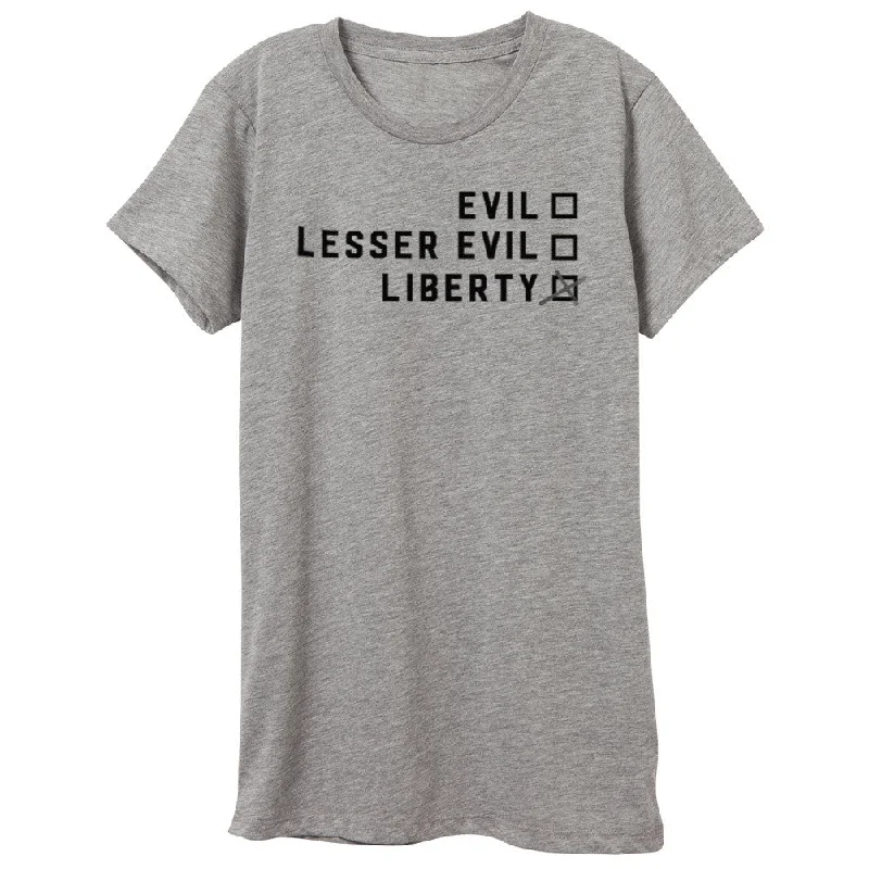Urban Fashion Choose Liberty Relaxed Ladies T-Shirt