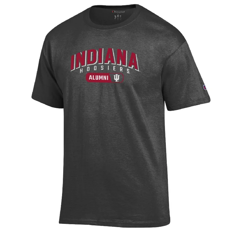 End Of The Year Indiana Hoosiers Alumni Grey T-Shirt