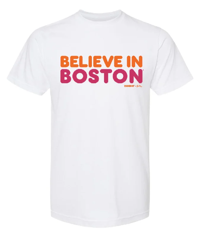 Free Design Believe In Boston x Dunkin' Shirt - White