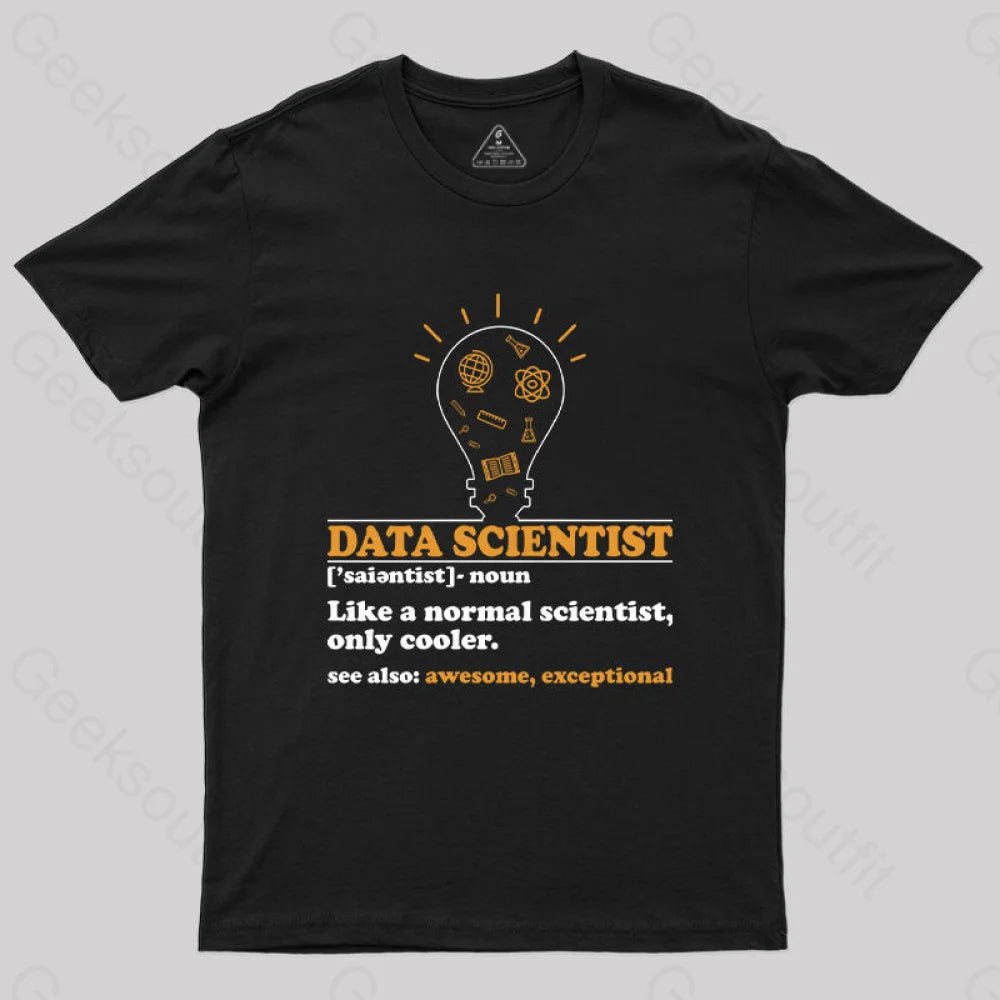 Fresh And Fashionable Funny Data Scientist Definition Computer Science T-Shirt