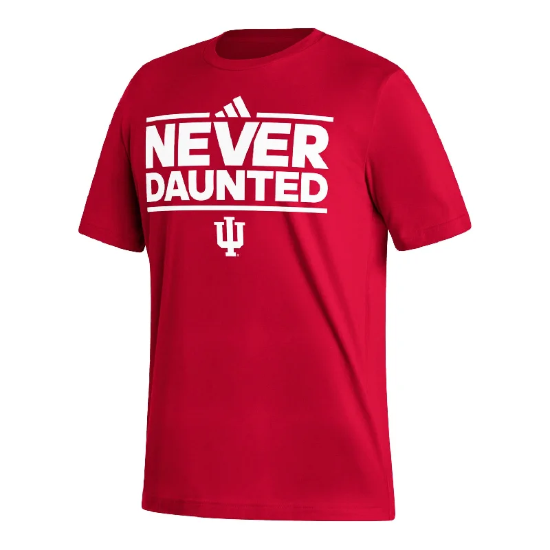 Classic Retro Indiana Hoosiers Adidas Team Victory Crimson T-Shirt