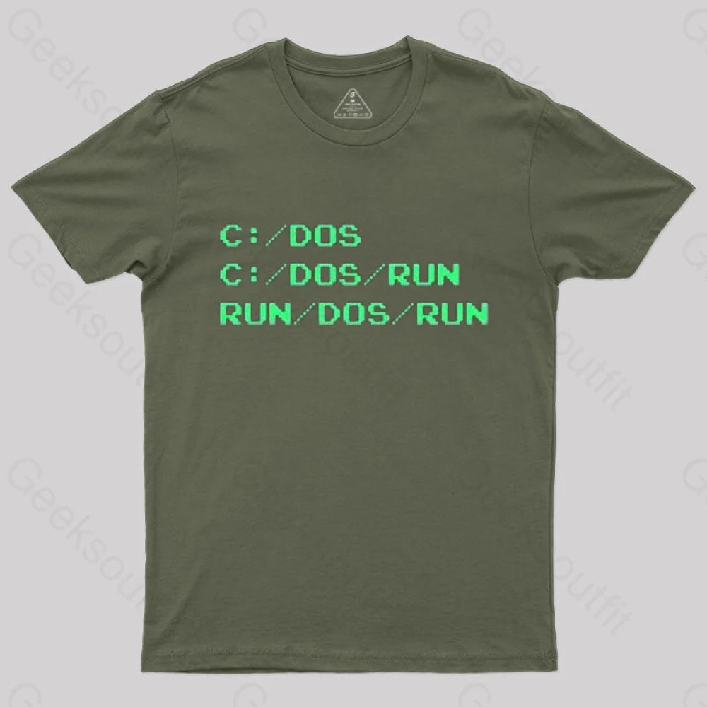 Retro Woolen Jacket Run/DOS/Run Nerd T-Shirt