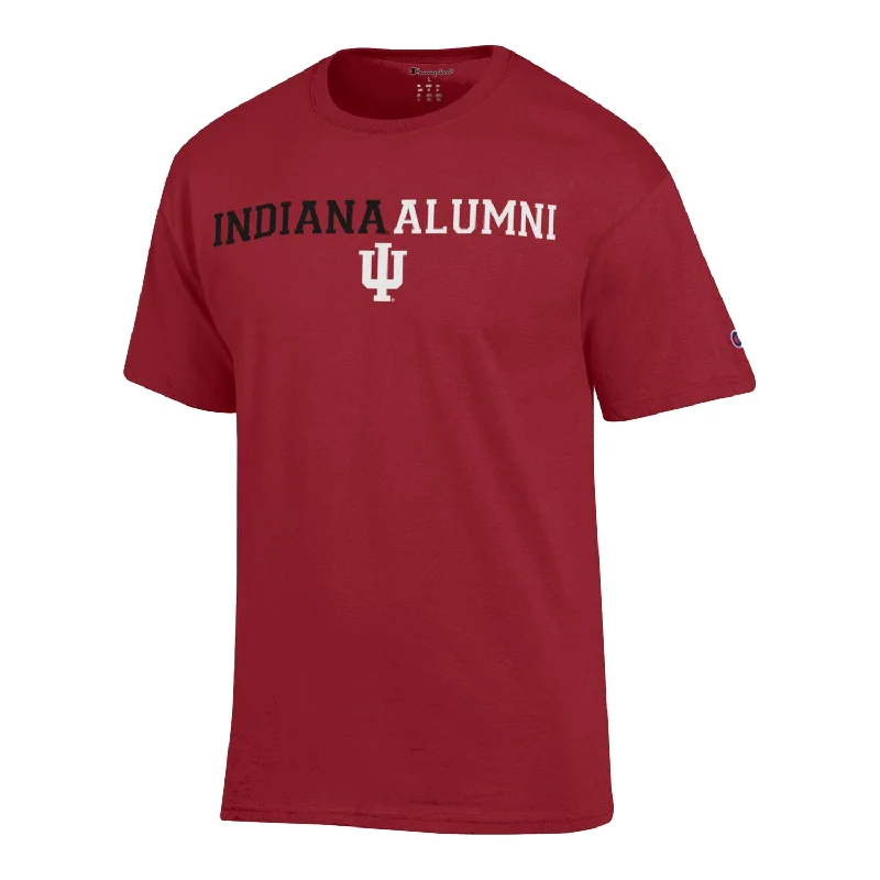 Perfect Tailoring Indiana Hoosiers Alumni Two-Tone Crimson T-Shirt