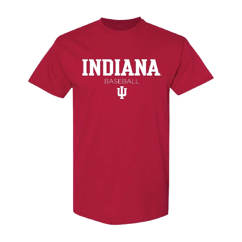 Casual And Comfortable Indiana Hoosiers Baseball Crimson T-Shirt
