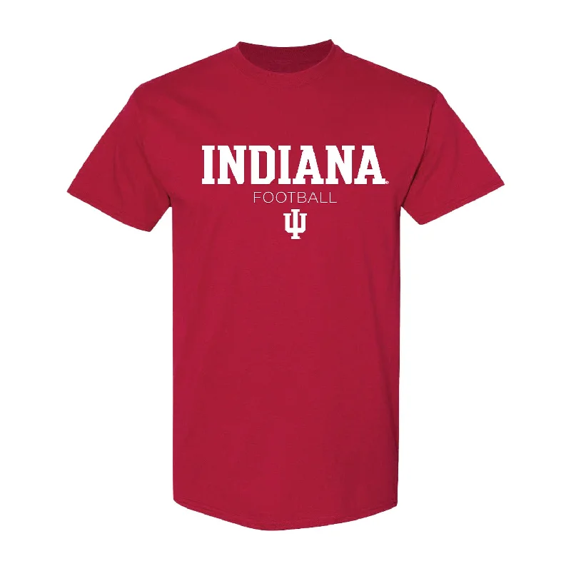 British Style Indiana Hoosiers Football Crimson T-Shirt
