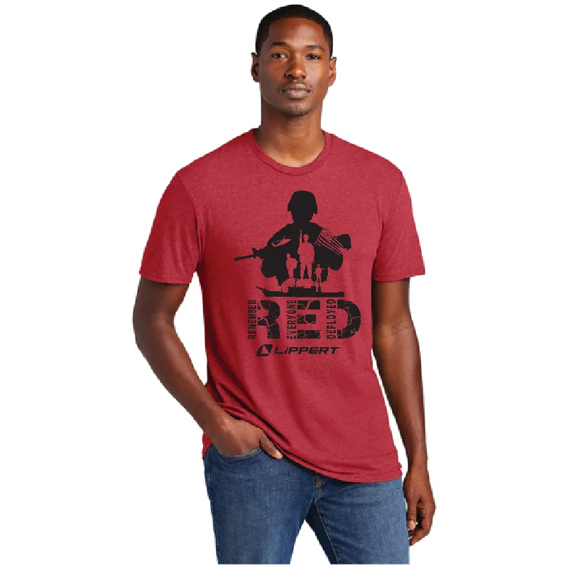 Trendy Wear R E D T-Shirts - Soft Style Heathered Red