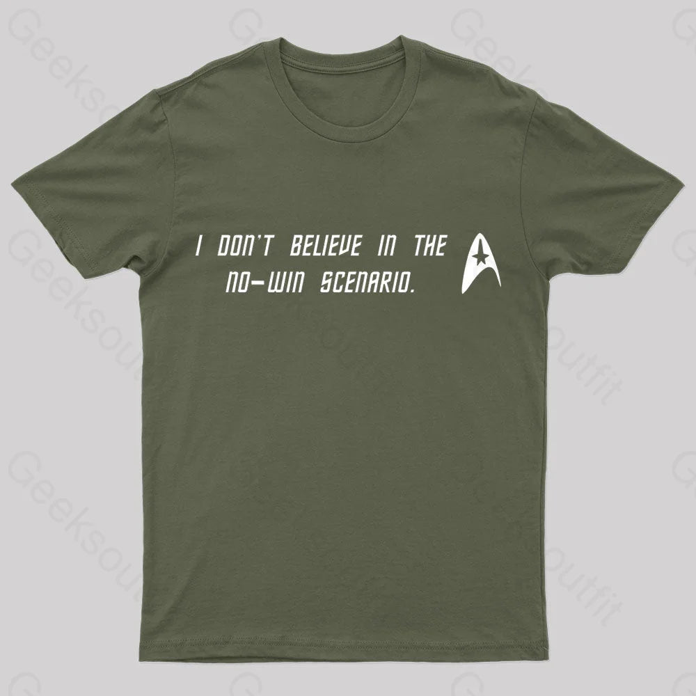 Modernism I Do Not Believe In The No Win Scenario Geek T-Shirt