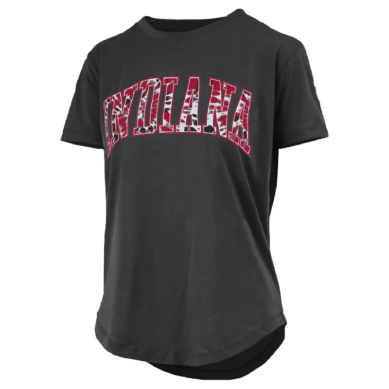 Elegant Design Ladies Indiana Hoosiers Irvine Tie-Dye T-Shirt