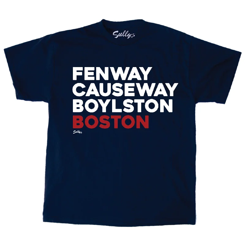 Relaxed Dresses Fenway Causeway Boylston Boston - Baseball - T-Shirt